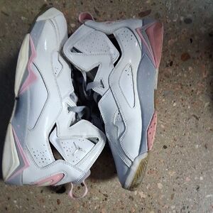 Jordan Kids' Pink and White Sneakers